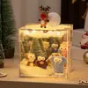 Regalo Sorpresa Navideño para Niños Cubo de Rubik Adorno de Escritorio Luz Nocturna Creativa de Lente Fiesta del Huevo Sanrio Kt