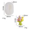 Ramo de flores aromaterapia yeso molde de silicona DIY clip para salida de aire de coche molde para hornear flores adornos decorativos