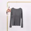 Lulu 1.0 Manga Longa Esportiva Respirável Fitness Roupa de Yoga