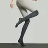 Calcetines Deportivos Profesionales de Longitud Media hasta la Rodilla para Yoga para Mujer, Calcetines Antideslizantes Específicos para Pilates, Calcetines de Compresión para Fitness, Algodón Puro de Otoño