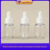 Garrafa de essência transparente high-end 15ml fundo grosso garrafa líquida de parede espessa PETG garrafa de plástico sub-garrafa de óleo essencial conta-gotas
