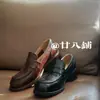 Mocasines de Tacón Grueso de Cuero Genuino de Alta Calidad para Mujer, Nuevo Modelo Primavera/Verano 2026, Zapatos de Cuero JK Versátiles Ultra Silenciosos