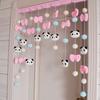 Estilo coreano Panda Qiyuan Dibujo animado Lindo Hogar Dormitorio Encriptación Velcro sin clavos Pegatina Cortina de puerta Cortina