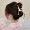 Grampo de cabelo coreano de alta qualidade para cabelos grossos, grampo de tubarão grande para a parte de trás da cabeça, presilha super grande, acessório de cabelo
