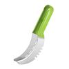 [Corte de Sandía Rojo y Verde] Cortador de Sandía Acero Inoxidable Tenedor Cortador de Sandía Cuchara para Fruta Cortador Rebanador Excavador de Bolas