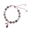 Pulsera de cola de pez de cristal de fresa de cristal para mujer coreana en línea explosiones rojas en vivo pulsera de cristal de perla al por mayor