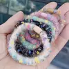 Diadema de felpa pequeña y colorida para el cabello, diadema de otoño e invierno, anillo de toalla elástico Mori de alta calidad, accesorios para el cabello de cola de caballo