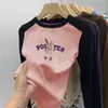 De Rong Infantil Menina Crianças Médias e Grandes Camada Interna Patchwork Manga Longa Top Escovado Quente Estiloso Camada Base Outono Inverno Novidades