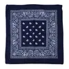 Bandana de punto poliéster turbante flor de anacardo poliéster algodón multifuncional estampado Paisley cuadrado transfronterizo