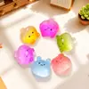 Paisaje en Miniatura Creativo Animales que Brillan en la Oscuridad Malvavisco Figuras Lindas Decoraciones DIY Accesorios de Bolsita Sorpresa Mini Adornos de Escritorio