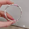 Pulseira Floral para Mulheres, Popular Pulseira de Prata Ajustável Kt Cat Borboleta, Moderna e Versátil, Pulseira para Melhor Amiga Casal