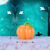 Micro-paisagem carnuda pequenos ornamentos nova lâmpada de abóbora bonito fantasma vampiro criativo chaveiro enfeites de Halloween