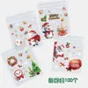 Bolsa de Embalaje de Dulces de Navidad de Amazon Bolsa Autoadhesiva para Galletas, Horneado, Snacks Embalaje de Alimentos para Galletas