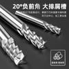 Fresa de cerámica Huhao de 4 hojas, fresa integral de cerámica metálica de 75 grados, fresa de extremo CNC superdura de 4 hojas y vástago recto.