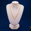Conjunto de Colares Transfronteiriços Europeus e Americanos, Conjunto de Joias de Brincos, Conjunto de Vestido de Banquete, Corrente, Joias de Noiva Versáteis e da Moda Atacado