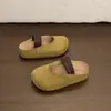 2026 Nuevas Pantuflas Boken de Suela Gruesa para Primavera y Otoño, Medias Pantuflas Cerradas que Aumentan la Altura para Mujer, Zapatos Planos tipo Ballet para Mujeres Bajitas, Zapatos Casuales