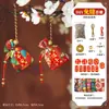 Kit de material DIY para sachês perfumados para atividades de artesanato pai-filho no jardim de infância infantil, sem costura, sem agulhas necessárias