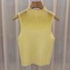 Moderna y Elegante Blusa Nueva de Verano para Mujer, Jersey Corto Sexy de Moda sin Mangas, Estilo Puro Deseo