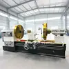 Torno Ordinario CW61125*2000 tipo Shenyang con contrapunto y plato de garras, torno horizontal de alta resistencia con doble plato