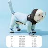 Ropa para Perros de Cuatro Patas Impermeable con Cola de Dinosaurio Chubasquero para Perros Pequeños, Medianos y Grandes como Golden Retrievers, Chubasquero para Mascotas para Días Lluviosos