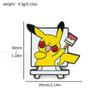 Japonês Dos Desenhos Animados criativo Yibao Ke Meng broche mágico bebê pet elf Pikachu acessórios monstro de bolso