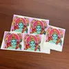 Promoção Quente Xizang Nepalesa Pintada à Mão Pura Thangka Tara Verde Núcleo de Cartão 2*2