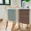 Em Estoque 50 Tipos de Toalhas de Mesa Xadrez Listrado, Caminhos de Mesa, Almofadas Decorativas, Capas de Sofá, Tecido Bordado Estilo Americano, Jogos Americanos, Tecido para Roupas Venda por Atacado