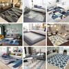 Alfombra de Sala de Estar Moderna Simple Nórdica Hogar Sofá Mesa de Centro Tapete Rectangular Habitación Dormitorio Cama Completa Tapete de Piso de Noche
