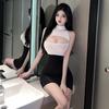 Lingerie Secretária Feminina OL Colarinho Branco Saia Justa no Quadril Uniforme Pijama Esta geração de peças grandes especiais não atire