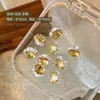 Novos Designs de Strass para Nail Art: Bolas de Strass para Unhas Melard Branco Translúcido Doce de Gelo, Luxo Leve Super Brilhantes Quadradas Grossas Ovo de Pombo Bolas de Strass para Nail Art