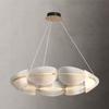 Lustre nórdico minimalista de conchas de pétalas, sala de estar, internet, celebridades, restaurante, iluminação, moderno, atmosférico, moda, simples, lustre de cobre
