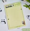 Caderno de Desenho Fangdao Destacável Estilo Ins de Alta Qualidade Panda Caderno Estudante Caderno Pautado Diário