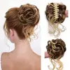 Peluca con Cabello Rizado, Chongo Desordenado, Chongo Esponjoso, Pinza para el Cabello, Fleco Largo, Fleco Largo de Novia, Cabello Desordenado