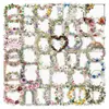Colección Pegatinas de Encaje con Borde Transparente Retro Simple Fresco Diario DIY Material Decorativo Impermeable Venta al por Mayor