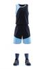 Venta al por mayor rápida de ropa deportiva de baloncesto transfronteriza de verano nueva, ropa de entrenamiento personalizada para campamento de entrenamiento de baloncesto para hombres