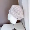 Novo Boina de Pelúcia de Inverno Moda Feminina Rivet Decorativo Chapéu de Lã Versátil Quente Chapéu de Pintor Chapéu Abóbora Tendência