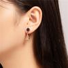 Pendientes Loftily Moda Coreana Geométricos Simples Versátiles de Acero de Titanio Pendientes de Acero Inoxidable Venta Directa de Fábrica