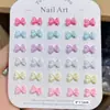 Acessórios de Nail Art em Resina, Laços de Glitter Fino Fluorescentes, Decorações para Unhas, Brincos, Acessórios para Capa de Celular, Decorações de Unha Vestíveis