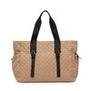 Bolso de viaje portátil de gran capacidad para mujer, estilo occidental, con diseño romboidal, para fitness y viajes al aire libre.