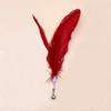Cabeza de Repuesto Popular para Caña de Juguete para Gatos con Plumas Flotantes Grandes y Cascabel, Accesorio de Caña de Juguete para Gatos