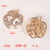 Gu Meng Maçã Exquisite Amor Acessórios Versátil Temperamento Liga de Zinco Acessórios Acessórios Disco Fivela de Diamante Acessórios Manuais DIY