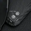 Contas separadoras S925 de prata de lei com padrão esculpido em toda a superfície, acessórios artesanais DIY para pulseiras e colares, novos acessórios versáteis vintage estilo chinês