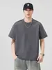 Roupas Masculinas Fengshe / Nova Camiseta de Verão 2026 Camiseta Masculina de Manga Curta com Gola Redonda Mais Vendida Top Camiseta Tendência