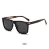 Óculos de Sol Retro de Alto Padrão Cruzados Europeus e Americanos Estilo Pseudo-Sem Maquiagem para Homens e Mulheres, Novos Óculos de Sol Polarizados com Proteção UV, Lentes Planas, Hastes Planas