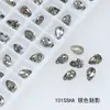 Dongzhou Crystal 4*6mm Gota d'Água Diamante Cintilante para Nail Art Acessórios de Nail Art com Diamantes em Forma de Asas de Borboleta de Vidro Dongzhou Fabricante
