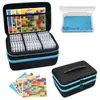 Ferramentas DIY para Pintura com Diamantes Novos Caixa de Armazenamento com Broca Redonda com 32 Compartimentos e Conjunto de Bolsa de Armazenamento com 64 Compartimentos
