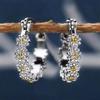 Pendientes de margaritas de moda coreana, venta al por mayor, pequeños pendientes de flores frescas con temperamento dulce para mujer