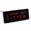 Reloj electrónico digital con calendario perpetuo para sala de estar, creativo, LED, despertador silencioso, calendario de mesa, hogar, nuevo, luminoso, sencillo, de mesa.