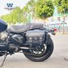 Coche muscle Wolf adecuado para paseos ligeros Han Xiaoxing GV300S bolsa lateral caja lateral retro bolsa lateral piezas de modificación de viaje para motocicleta