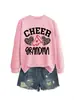 CHEER suéter cómodo holgado talla extra para mujer estampado de leopardo con patrón de corazón comercio exterior transfronterizo Amazon venta al por mayor